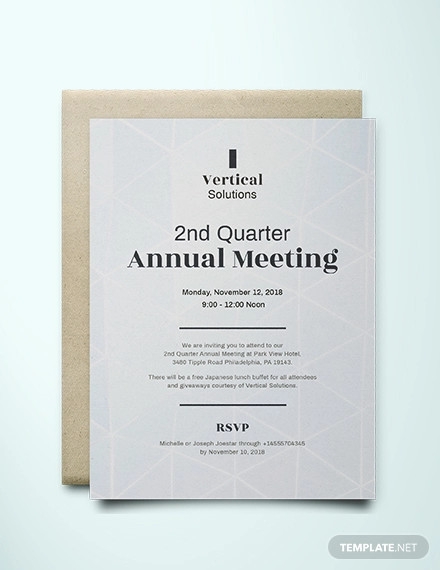 21 Meeting Invitation Templates PSD Word AI InDesign