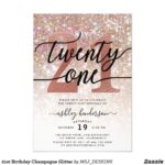 21St Party Invitations Templates Printable Calendars AT A GLANCE