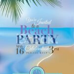 24 Online Beach Party Invitation Template For Ms Word For Beach Party
