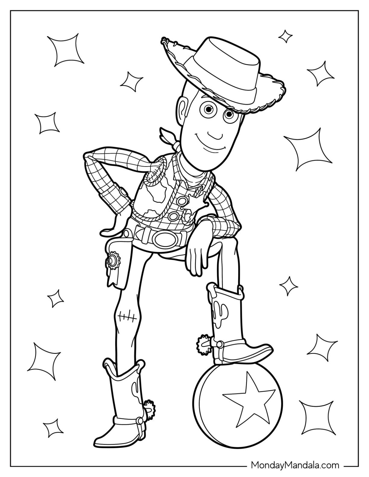 24 Woody Coloring Pages Free PDF Printables 