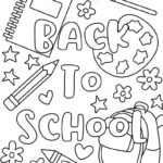 25 Back To School Coloring Pages Free Printable Sheets