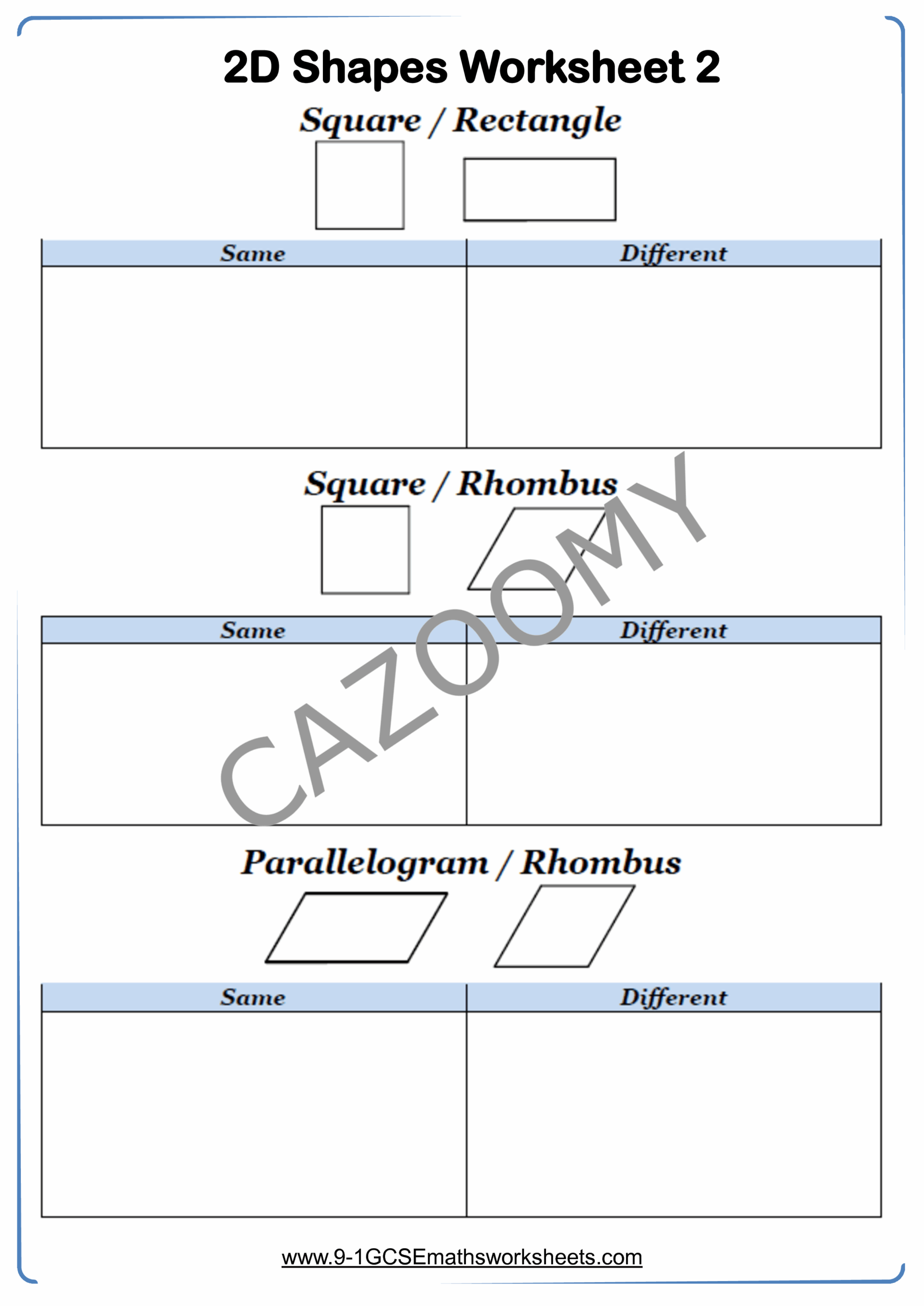 25 Free 2D Shapes Worksheets Worksheets Library Worksheets Library
