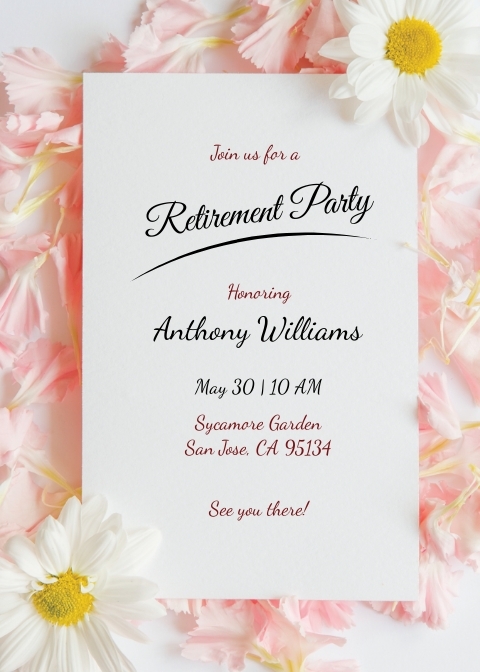 25 FREE Retirement Invitation Templates Customize Download 