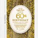 26 60th Birthday Invitation Templates PSD AI