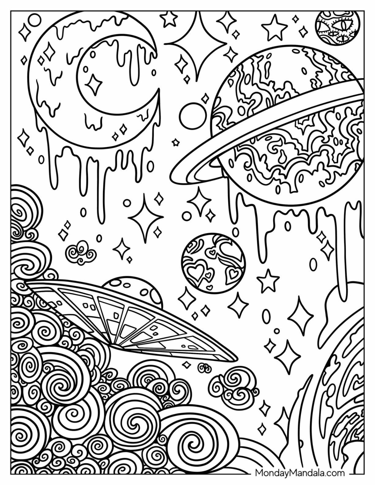 26 Aesthetic Coloring Pages Free PDF Printables 