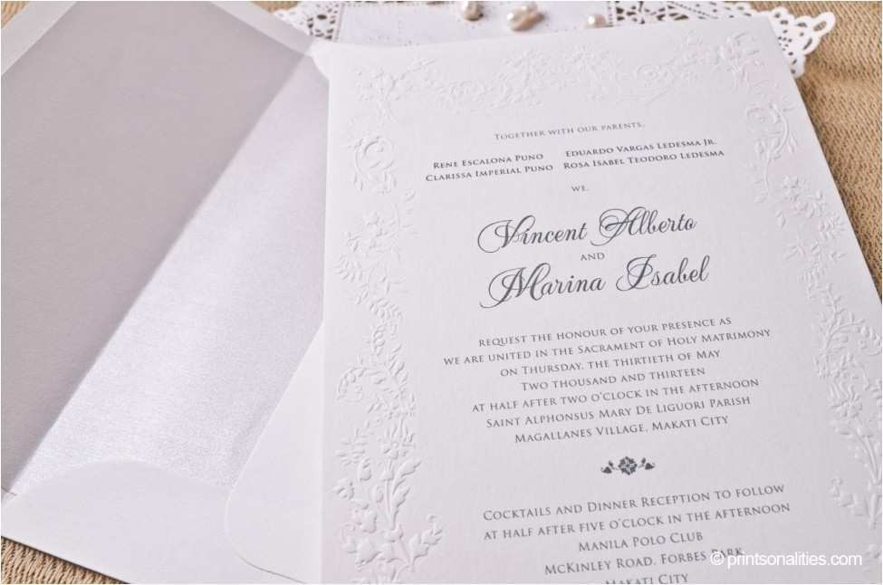 27 Standard Wedding Invitation Template Philippines For Free By Wedding 