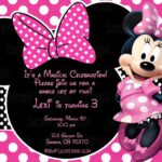 28 Format Minnie Mouse Blank Invitation Template Maker For Minnie Mouse