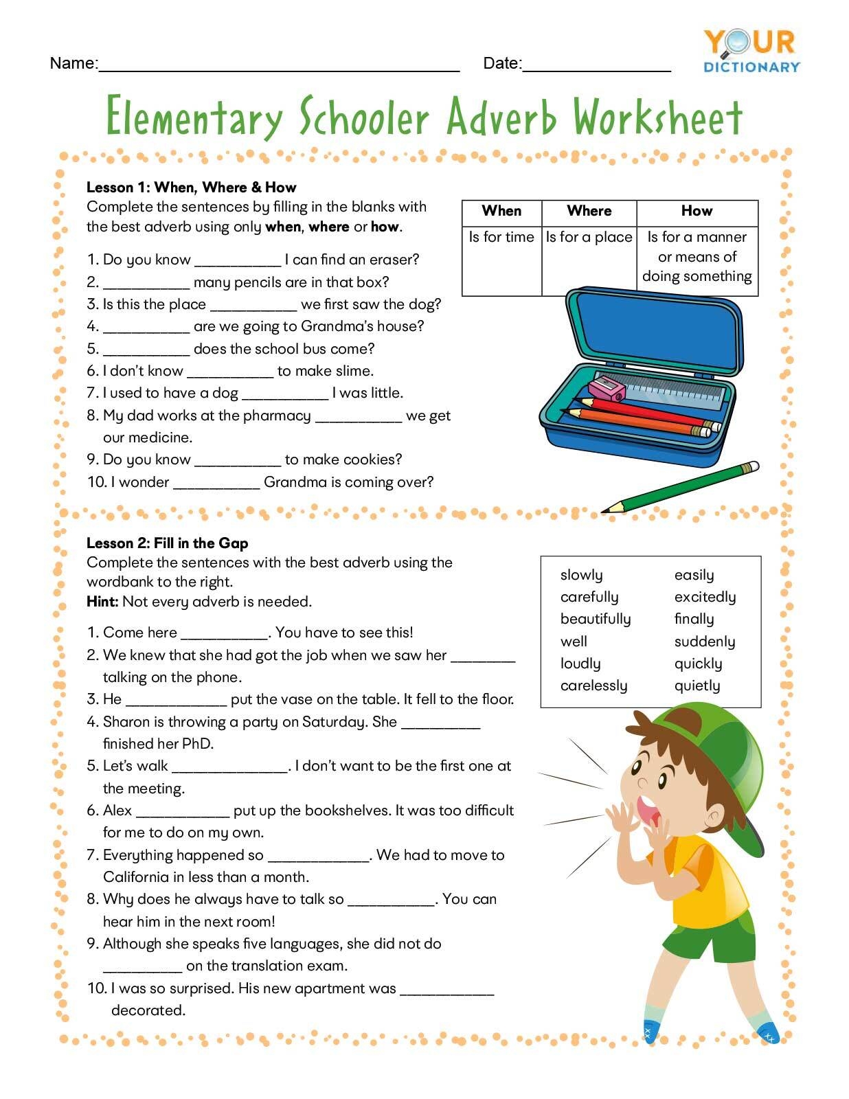 2nd grade worksheet