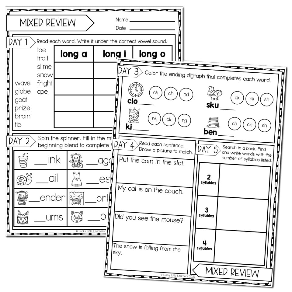 2nd Grade Free Printable Phonics Worksheets Worksheets Library
