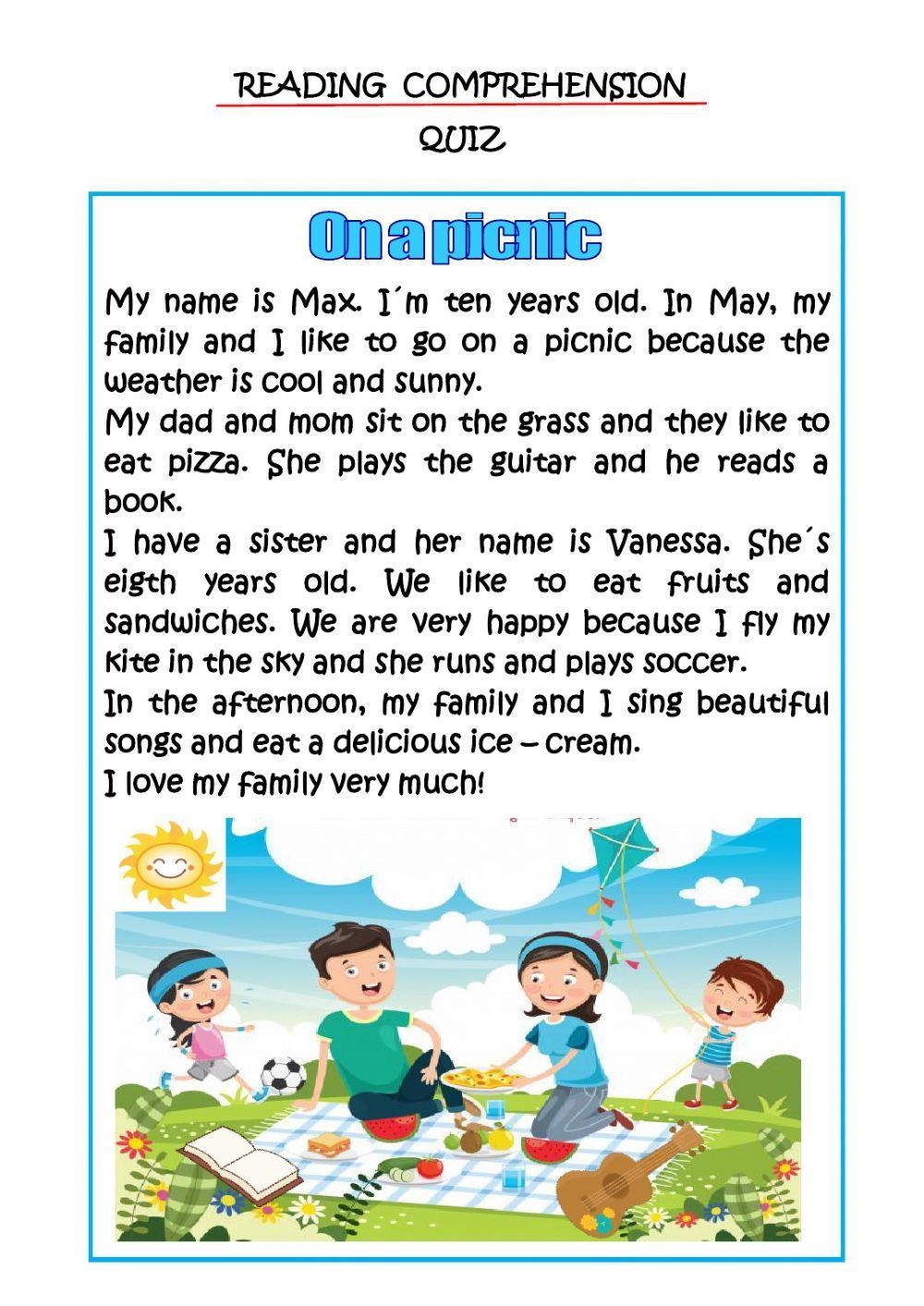 2nd Grade Reading Comprehension Worksheets Worksheets Library