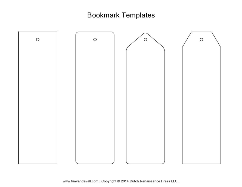30 Free Bookmark Templates Word PDF TemplateArchive Fillable Form 2025