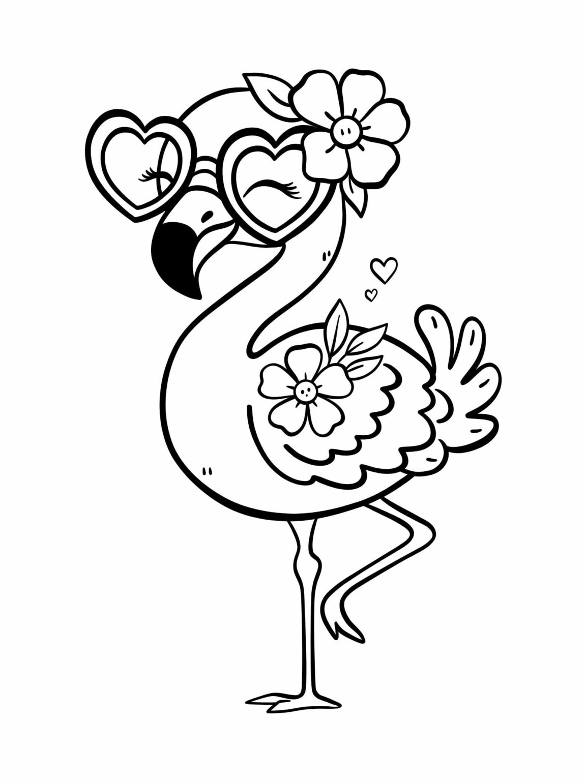30 Free Flamingo Coloring Pages For Kids Coloringpagesforkids