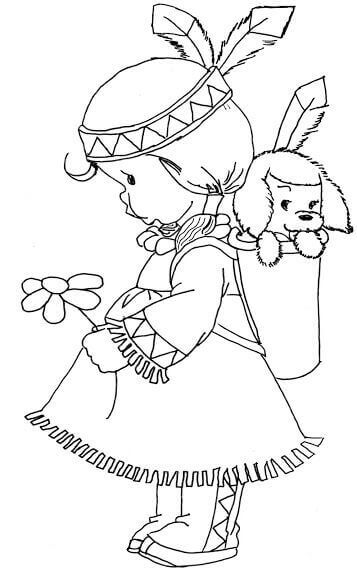 30 Free Printable Native American Coloring Pages