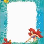 31 Printable Little Mermaid Blank Invitation Template Download With