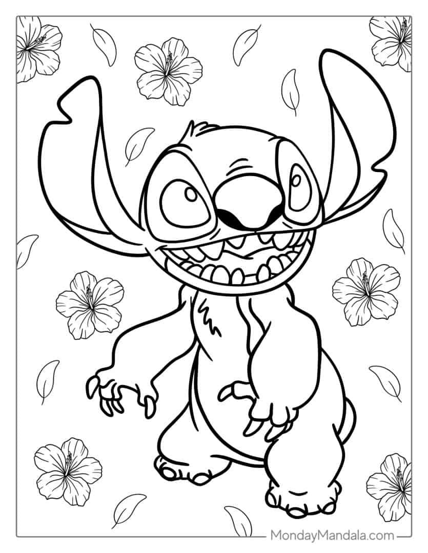 printable pictures of stitch