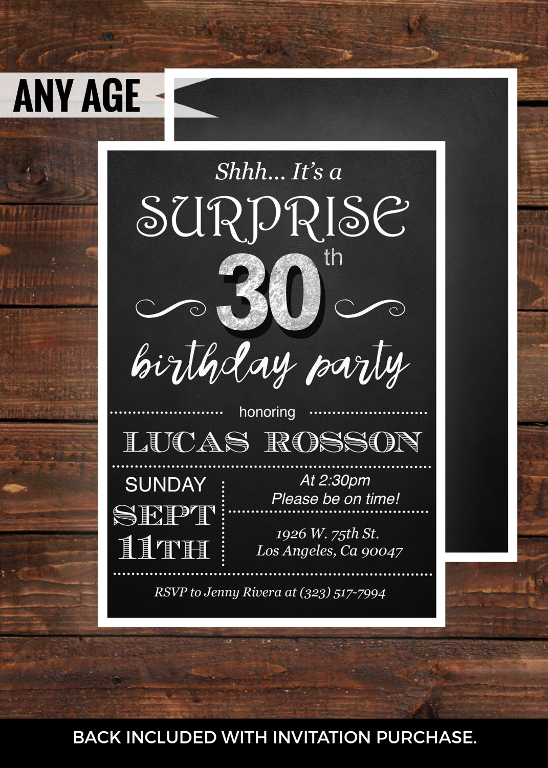 36 30Th Birthday Invite Pics Free Invitation Template