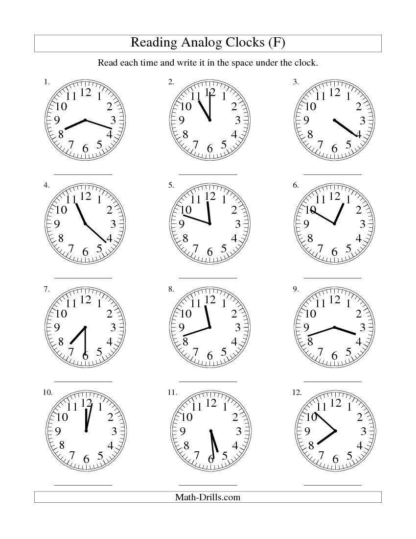 3rd grade time worksheets
