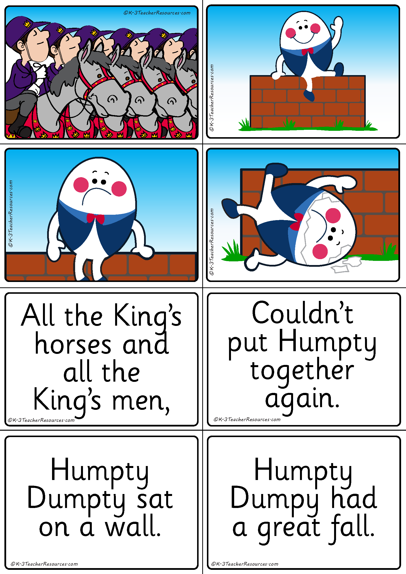 4 Best Images Of Humpty Dumpty Sequencing Printable Humpty Dumpty 