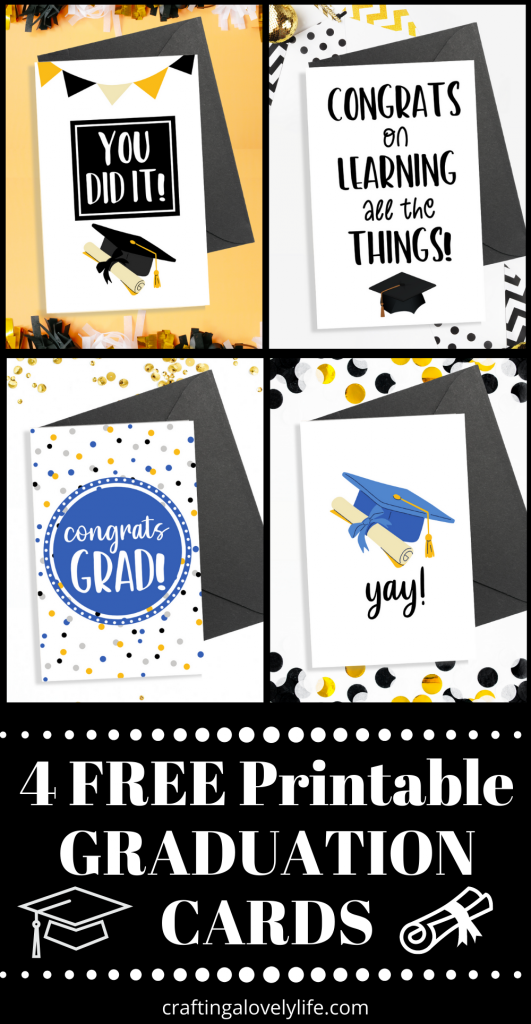 4 Printable Free Graduation Cards Worksheets Library