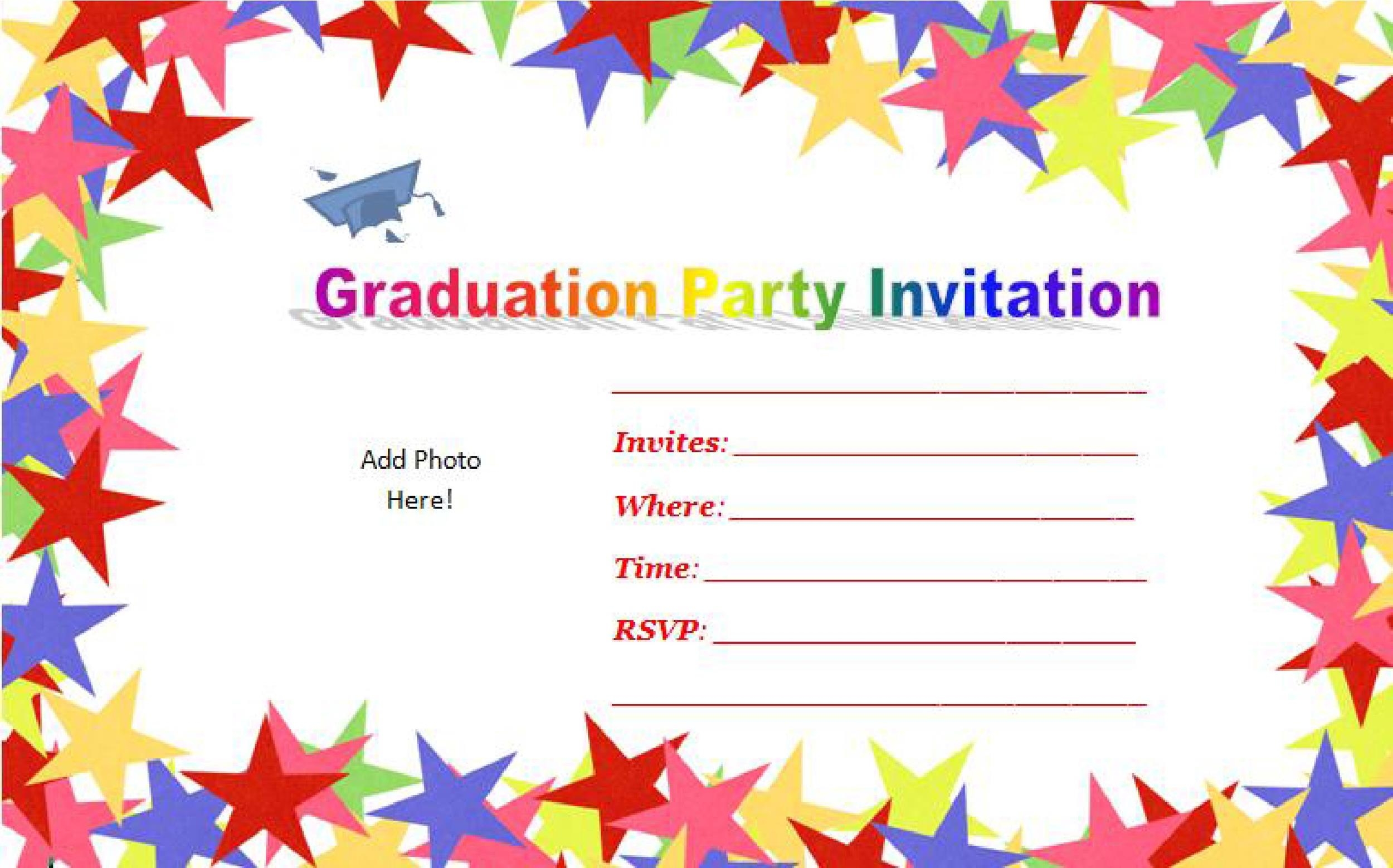 invitation templates for graduation party