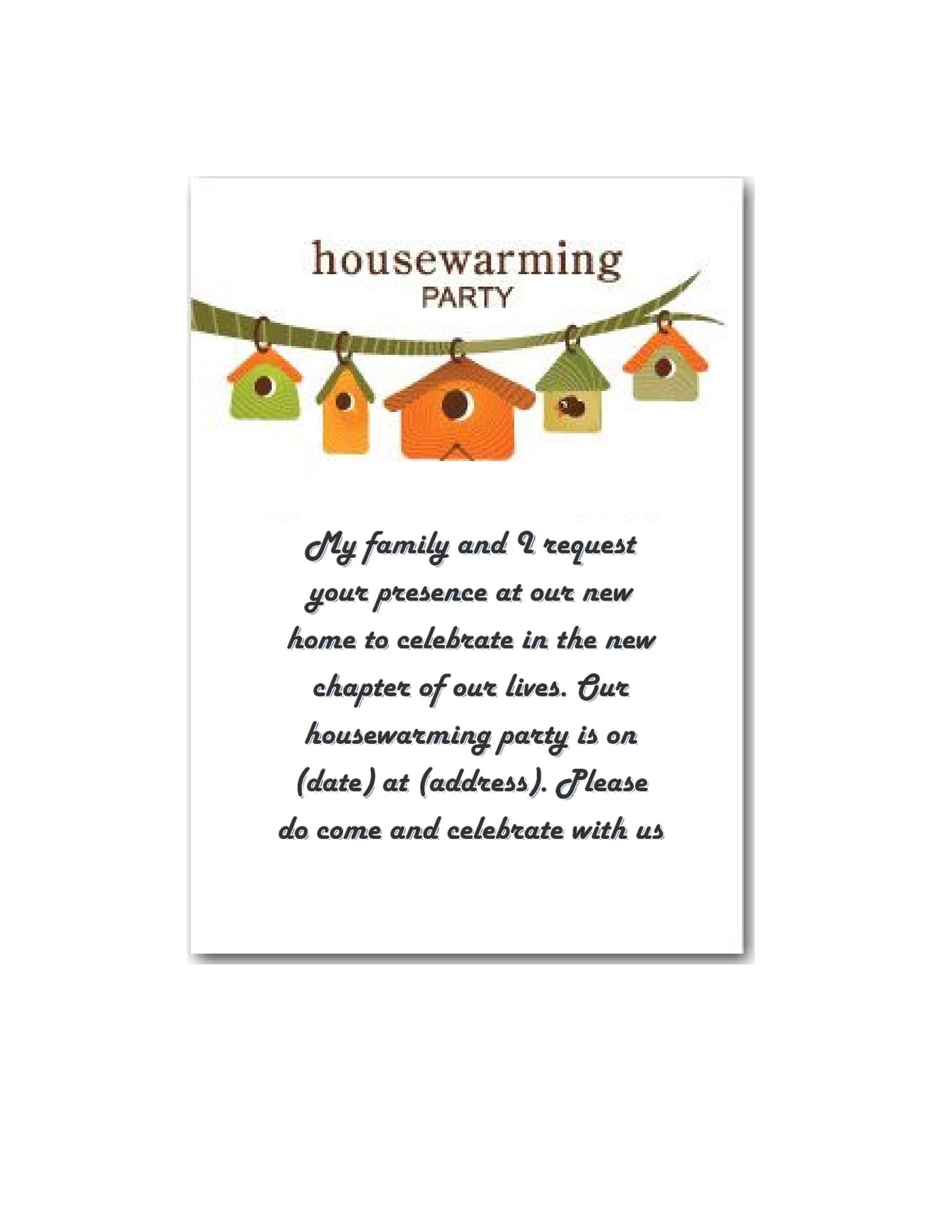 40 Free Printable Housewarming Party Invitation Templates