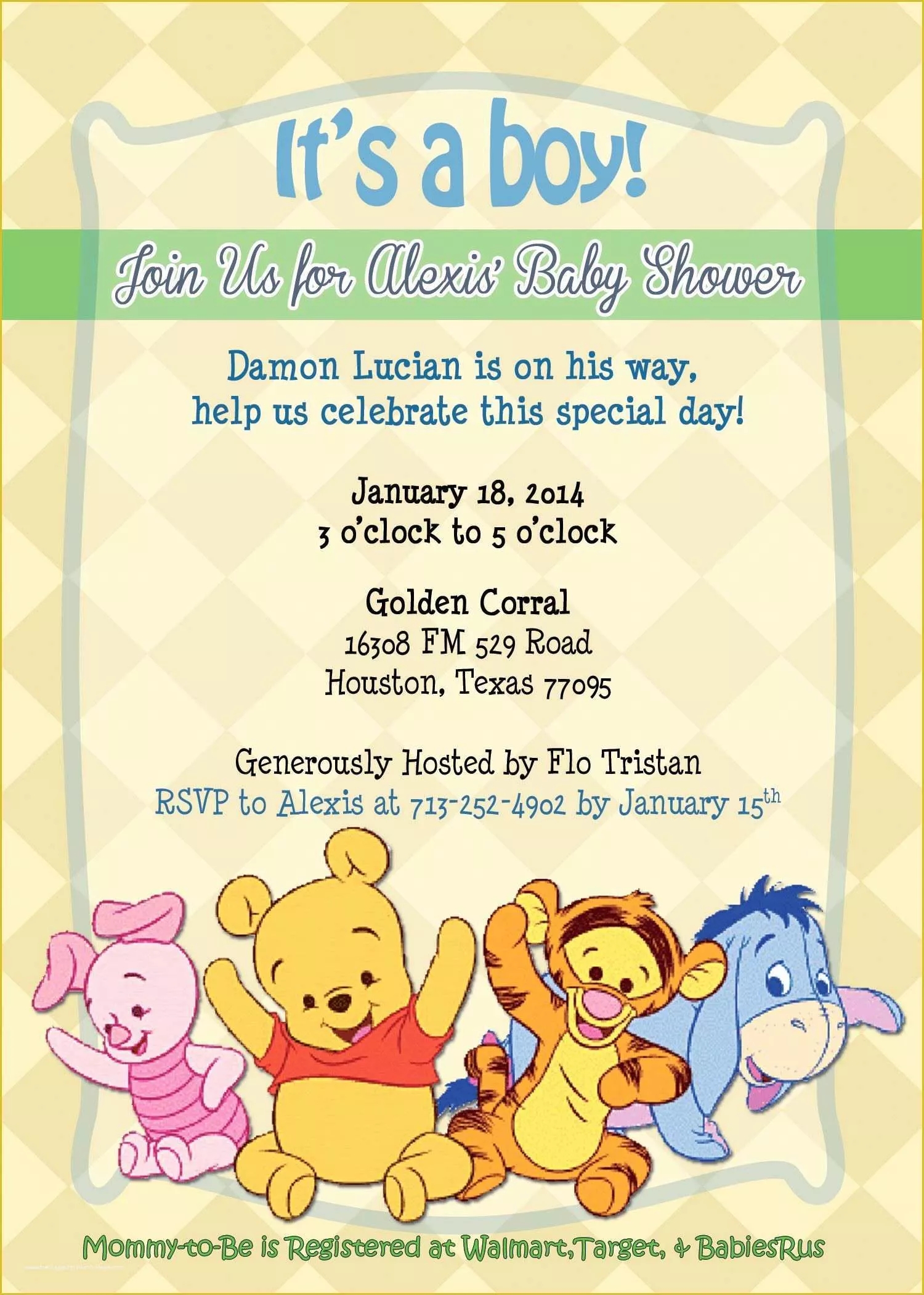 winnie the pooh baby shower invitations templates free