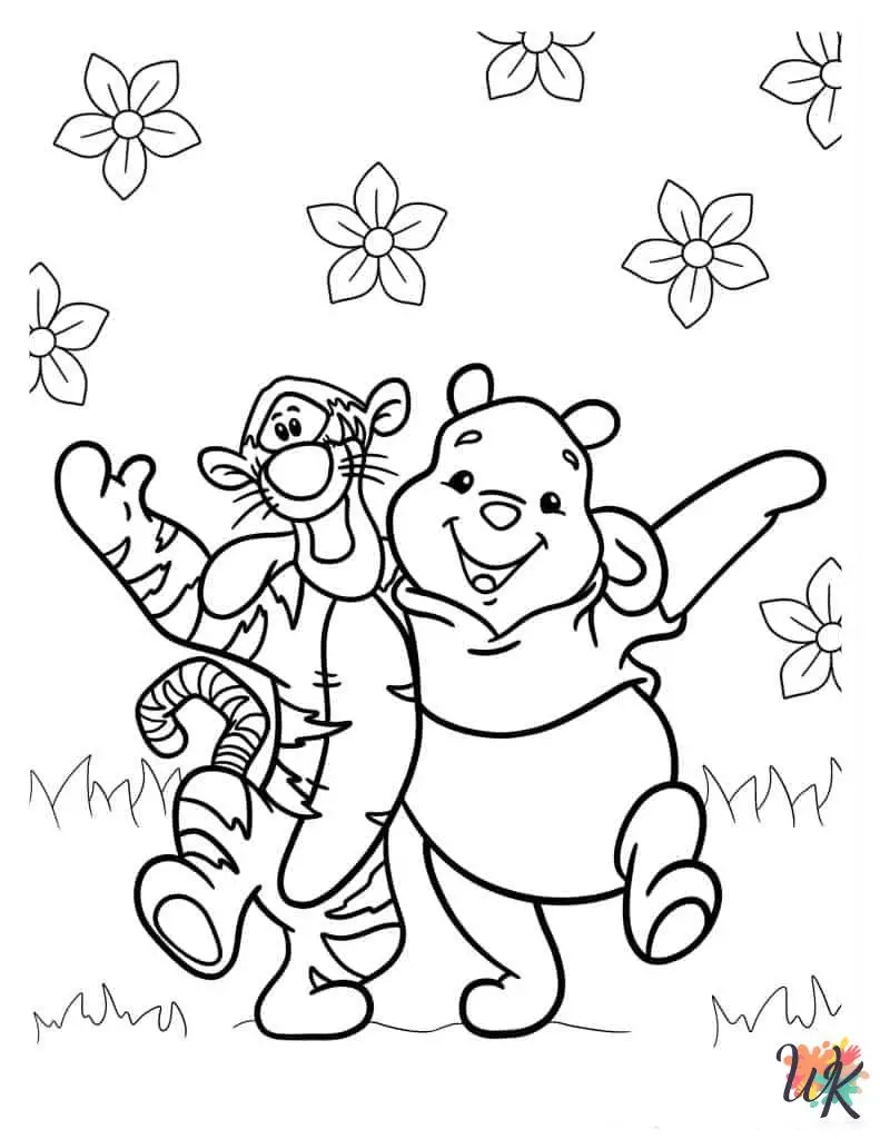 40 Winnie The Pooh Coloring Pages For Kids ColoringPagesWK