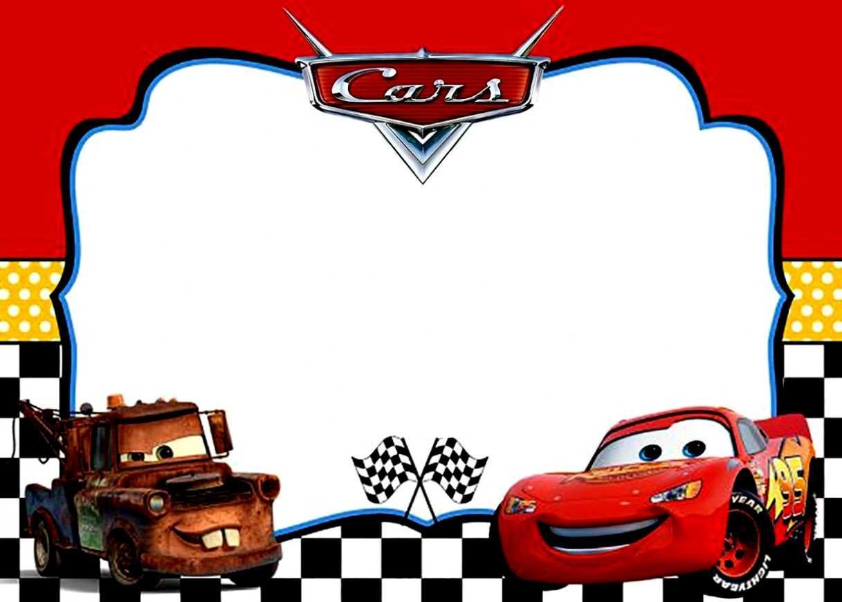 42 Format Lightning Mcqueen Party Invitation Template With Stunning 