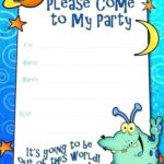 45 Standard Blank Birthday Party Invitation Template Photo By Blank