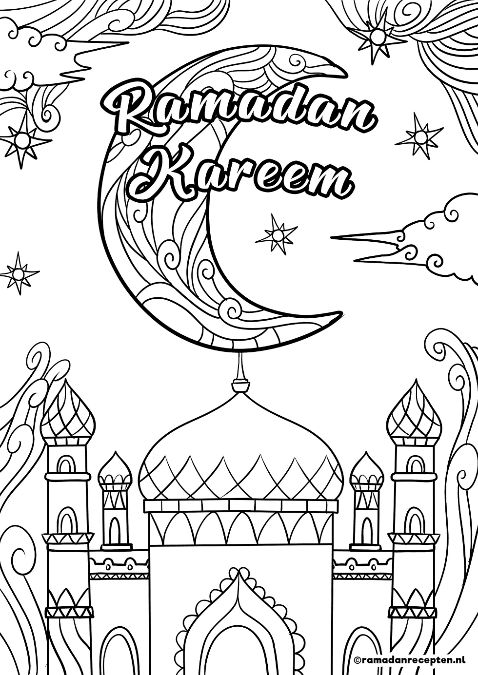 Coloring Pages For Ramadan