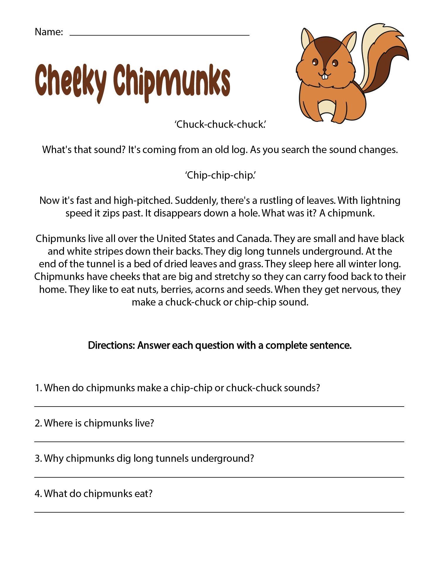 4th Grade Reading Worksheets Free 10 Free PDF Printables Printablee 