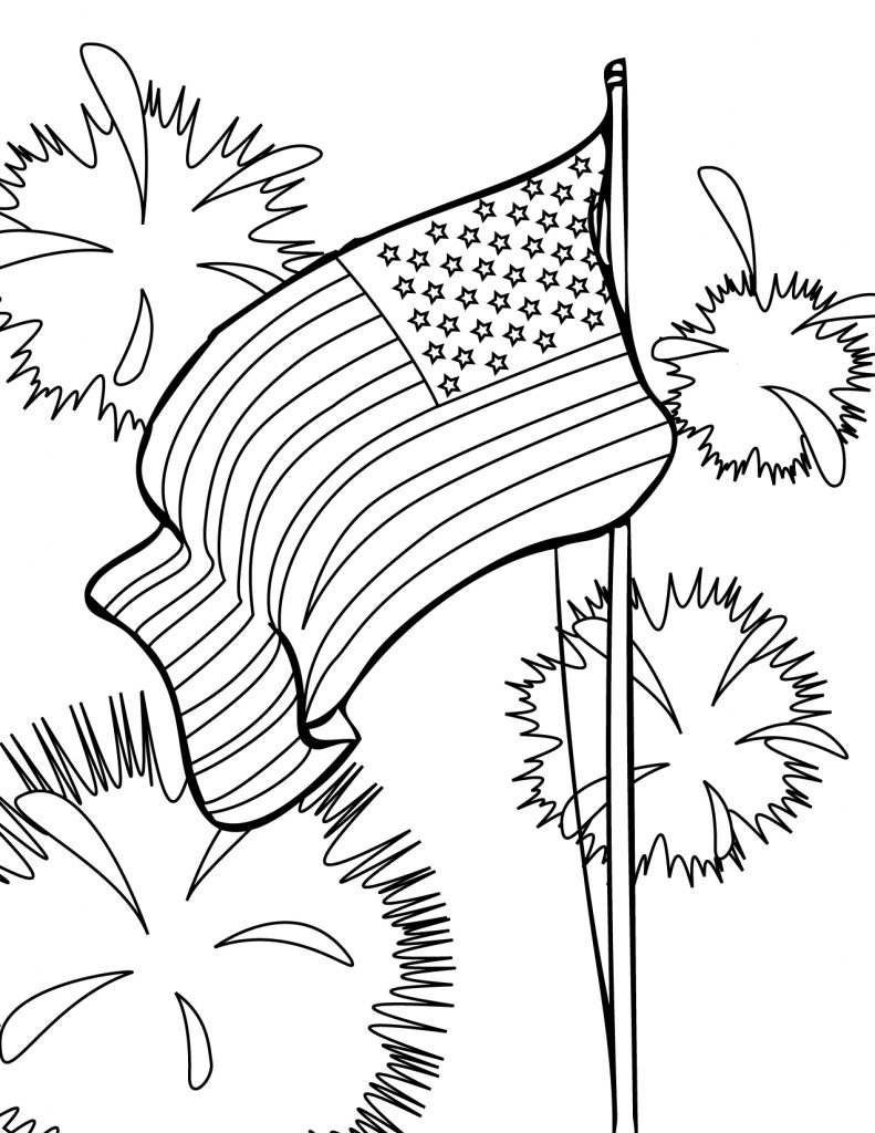 4th July Coloring Pages