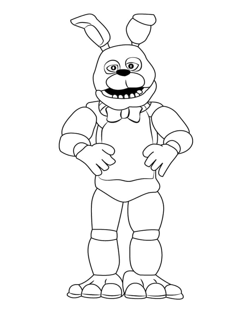 5 Nights At Freddy 39 s 2 Coloring Page Free Printable Coloring Pages 