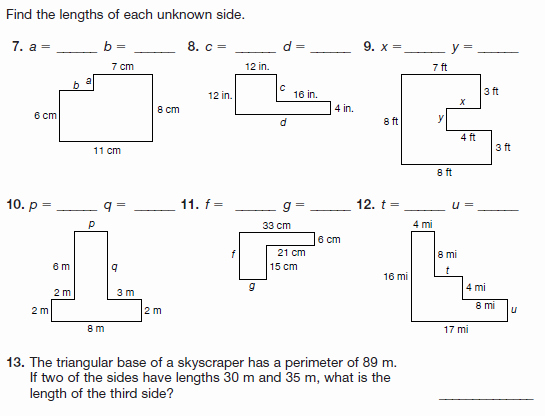 50 Area Of Irregular Shapes Worksheet