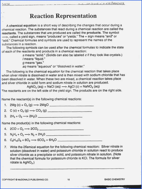 50 Bill Nye Chemical Reactions Worksheet Chessmuseum Template Library