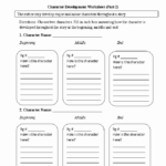 50 Character Traits Worksheet Pdf