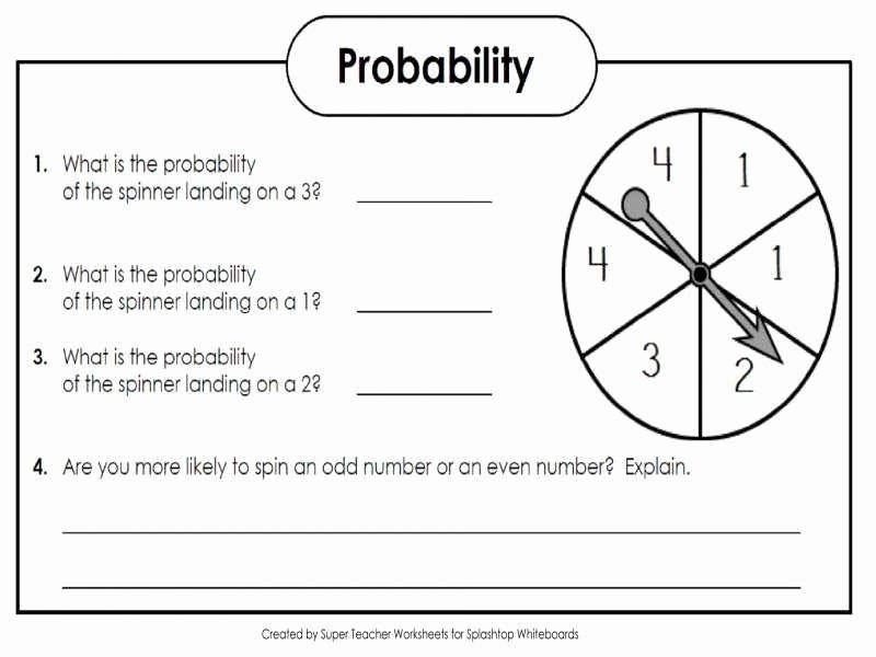 50 Simple Probability Worksheet Pdf