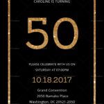 50Th Birthday Invitation Templates