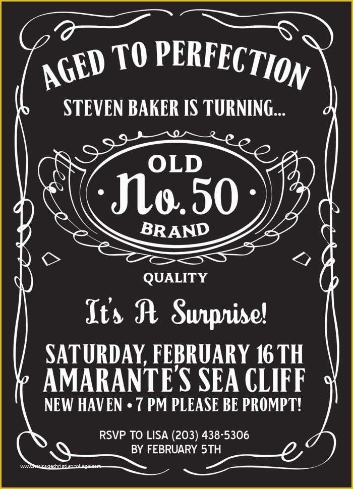 50th Birthday Invitation Templates Word Free Of Free 50th Birthday 