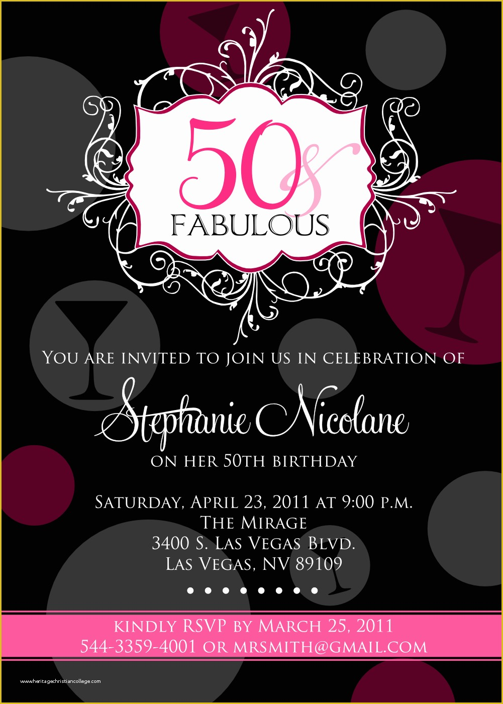50th Birthday Invitation Templates Word Free Of Free Printable 50th 