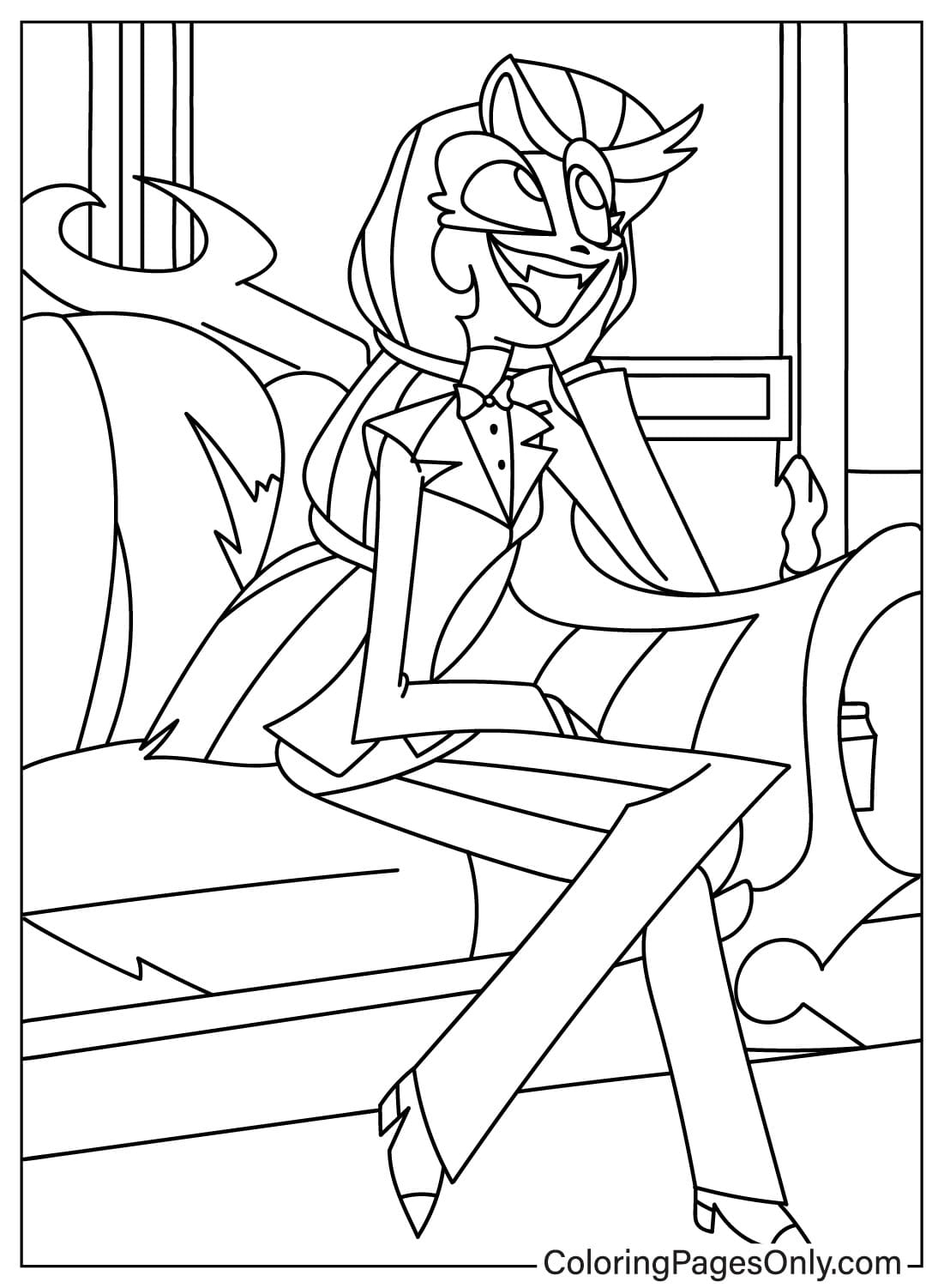 51 Hazbin Hotel Coloring Pages ColoringPagesOnly