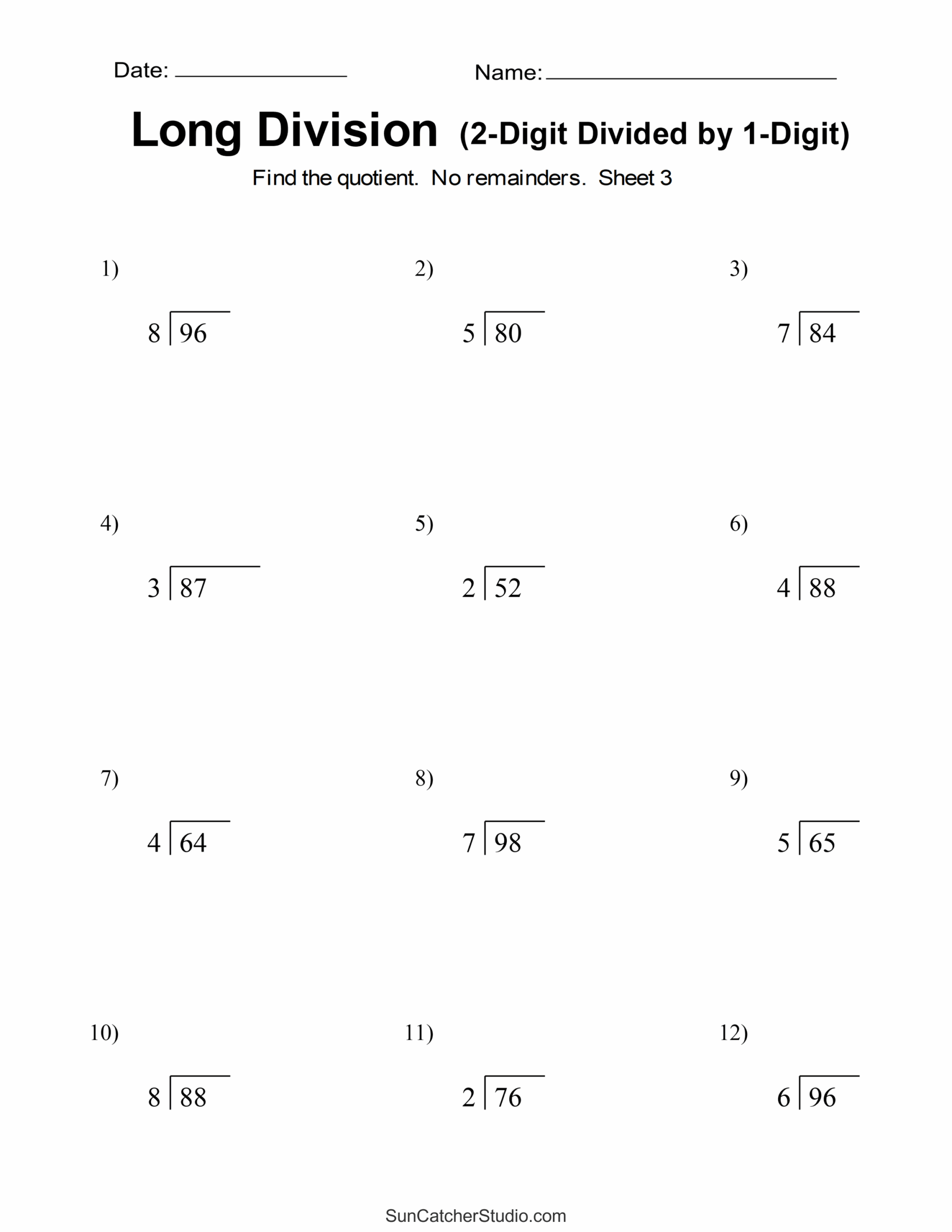 5th Grade Division Worksheet Worksheets For Kindergarten