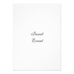 5x7 Invitation Template Party Zazzle