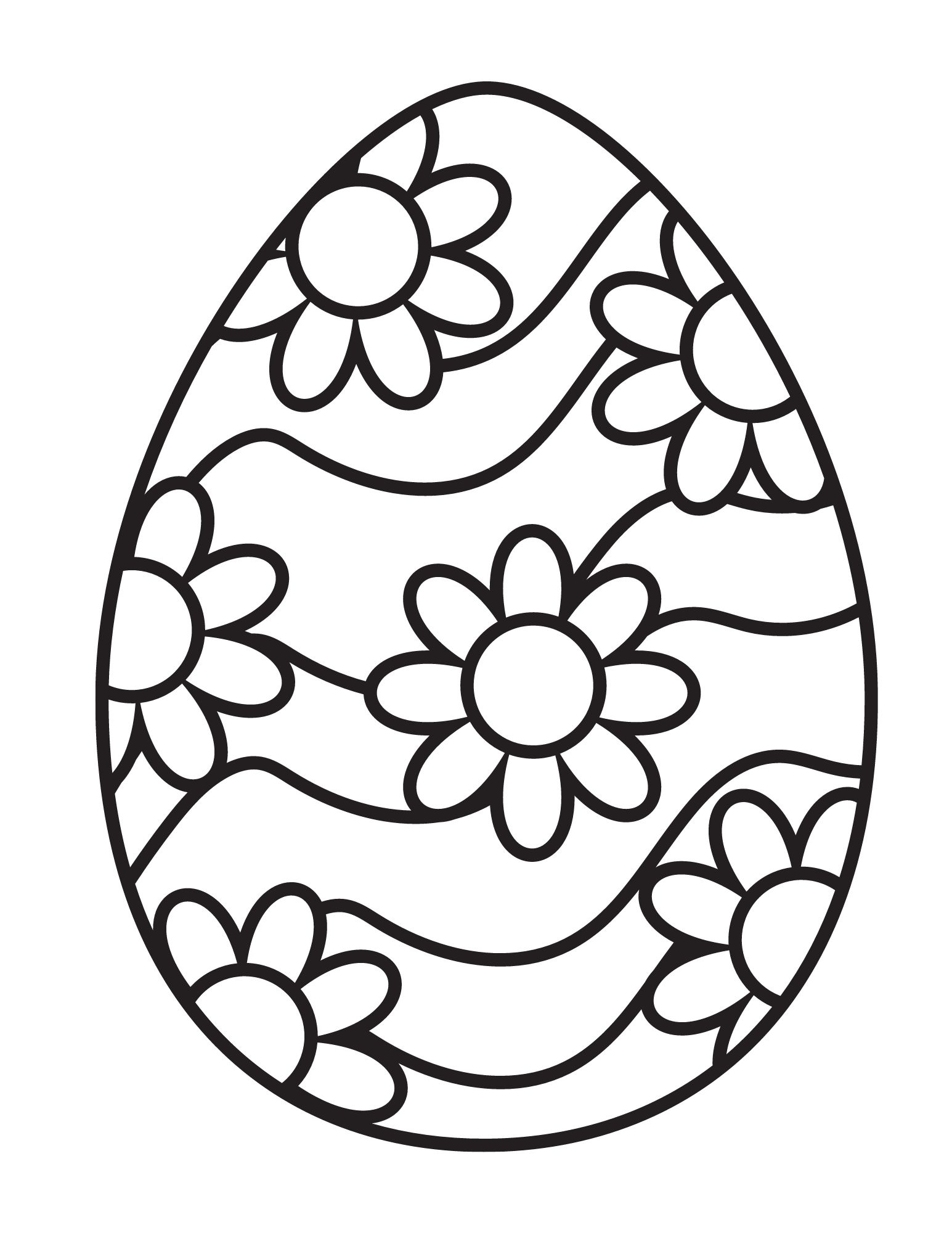 free easter coloring page