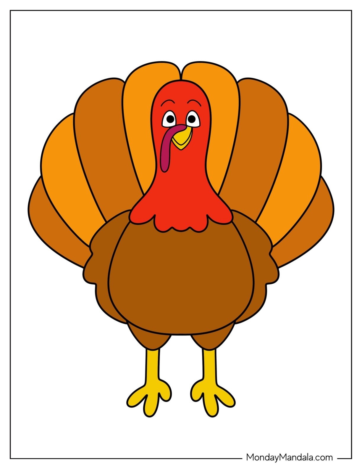 turkey templates free printables