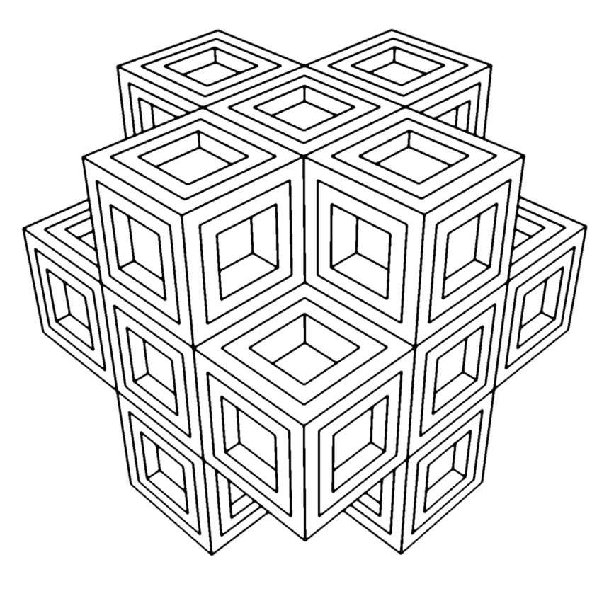 68 Geometric Coloring Pages ColoringPagesOnly