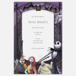 70 Creative Nightmare Before Christmas Birthday Invitation Template In