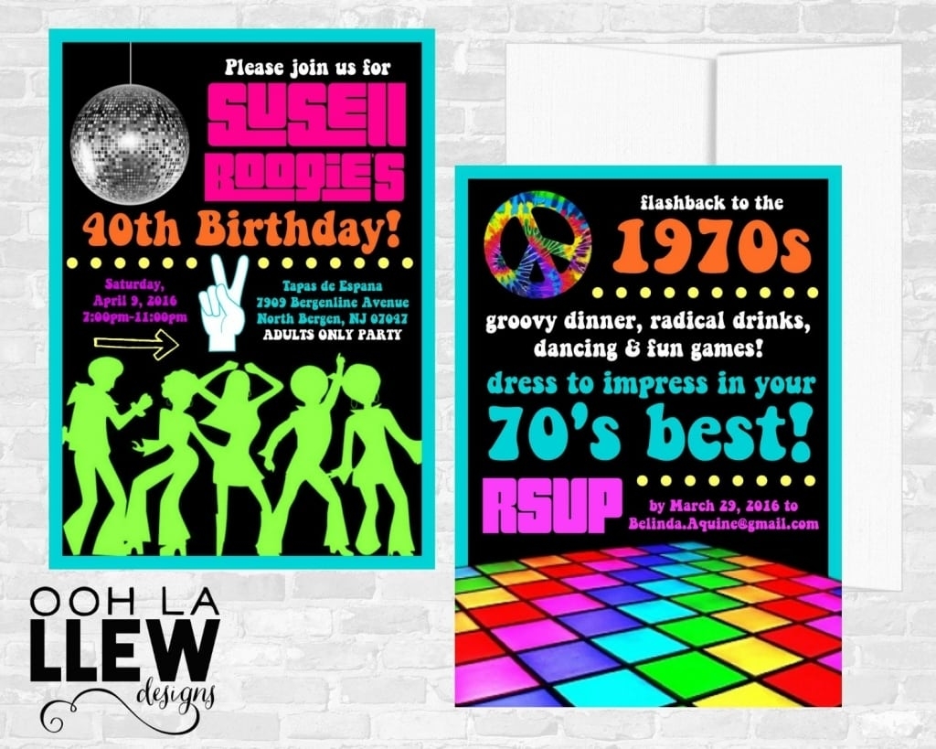 70s Party Invitations Templates Free Printable Templa Vrogue co