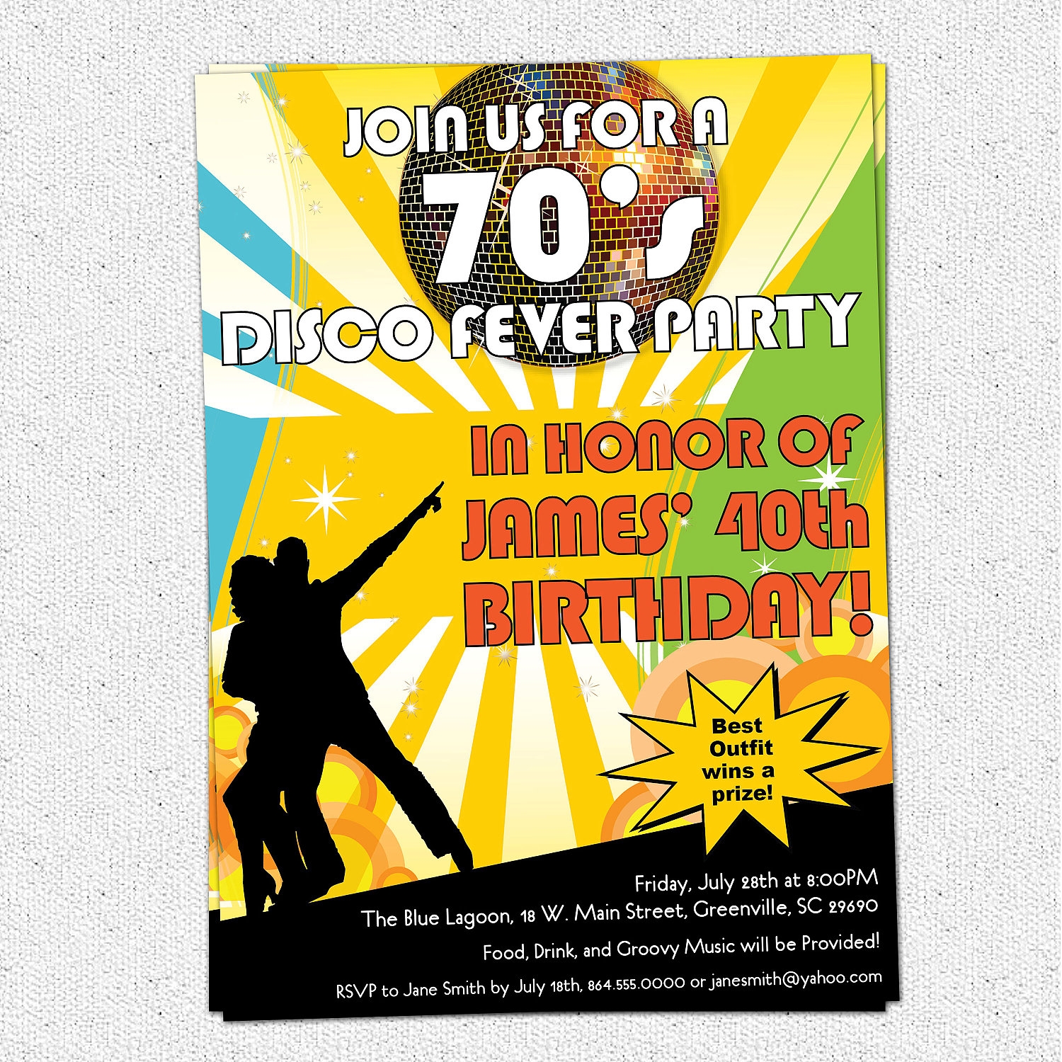 70s Party Invitations Templates Free Printable Templa Vrogue co
