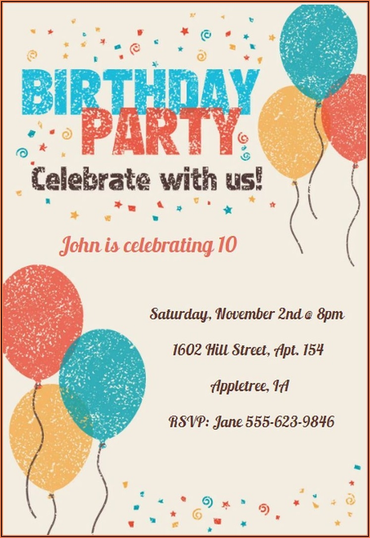 75th birthday invitation templates free